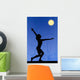 Gymnastic Silhouette Wall Mural