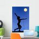 Gymnastic Silhouette Wall Mural