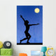 Gymnastic Silhouette Wall Mural