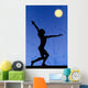 Gymnastic Silhouette Wall Mural