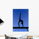Gymnastic Silhouette Wall Mural