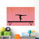 Gymnastic Silhouette Wall Mural
