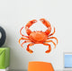 Watercolor Crab Wall Decal