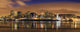 Downtown Skyline Panorama Dusk Wall Decal