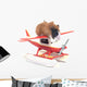 Plane-Ridding Guinea Pig Wall Decal