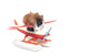 Plane-Ridding Guinea Pig Wall Decal