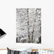 Snow Covered Trees Wall Mural