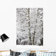 Snow Covered Trees Wall Mural