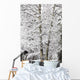 Snow Covered Trees Wall Mural