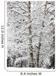 Snow Covered Trees Wall Mural