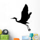 Silhouette Egret