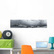 Black And White Image Of A Clearing Storm Along The Dempster Highway Wall Mural