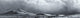 Black And White Image Of A Clearing Storm Along The Dempster Highway Wall Mural