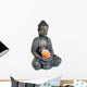 Buddha Statue with Flower
