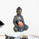 Buddha Statue with Flower