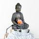 Buddha Statue with Flower