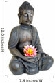 Buddha Statue with Flower