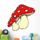 Mushroom, mushrooms, forest, toadstool, toxic, poison, Autumn Wall Decal