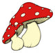 Mushroom, mushrooms, forest, toadstool, toxic, poison, Autumn Wall Decal