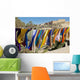 Souvenir Scarves Flap Wall Mural