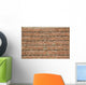 Close-Up Of A Brick Wall With Exposed Cement Mortar Joints Wall Mural