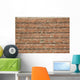 Close-Up Of A Brick Wall With Exposed Cement Mortar Joints Wall Mural