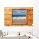 Window Seascape from Wooden
