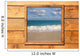 Window Seascape from Wooden