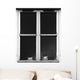 Two White Cats Sitting Side By Side Looking Out A Window Wall Mural
