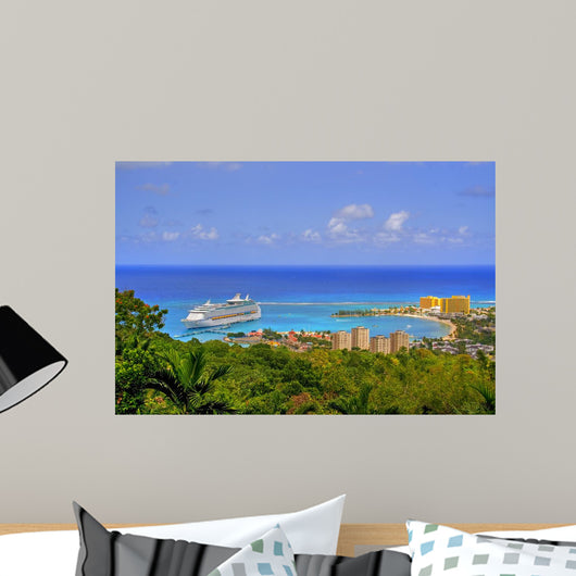 Jamaican view Wall Mural
