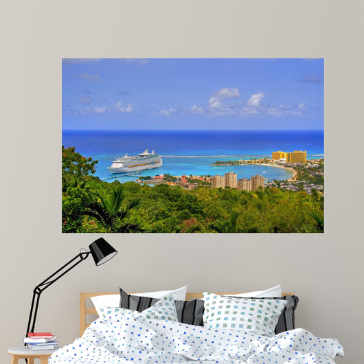 Jamaican view Wall Mural