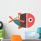 Little Patchwork Fish Wall Decal