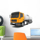 Logistics Concept Fuel Truck Wall Decal