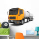 Logistics Concept Fuel Truck Wall Decal