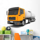Logistics Concept Fuel Truck Wall Decal