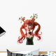 3D Cartoon Character Red-haired Wall Decal
