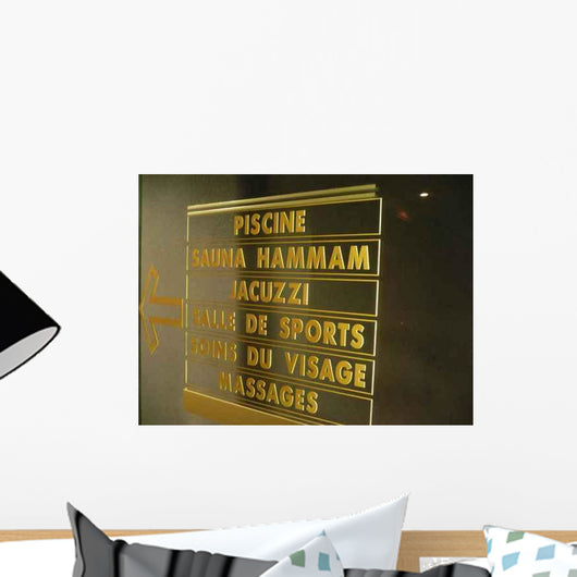 Centre Detente Affichage Wall Decal