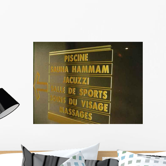 Centre Detente Affichage Wall Decal