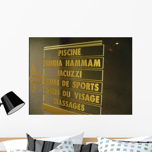 Centre Detente Affichage Wall Decal
