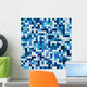 Seamless Shiny Tiles Shades Wall Decal