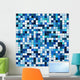Seamless Shiny Tiles Shades Wall Decal