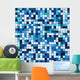 Seamless Shiny Tiles Shades Wall Decal
