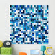 Seamless Shiny Tiles Shades Wall Decal