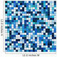 Seamless Shiny Tiles Shades Wall Decal