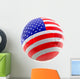 Usa Soccer Ball Wall Decal