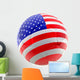 Usa Soccer Ball Wall Decal