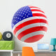 Usa Soccer Ball Wall Decal
