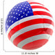 Usa Soccer Ball Wall Decal
