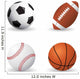 Sporty Balls Sports Wall Decal Sticker Set