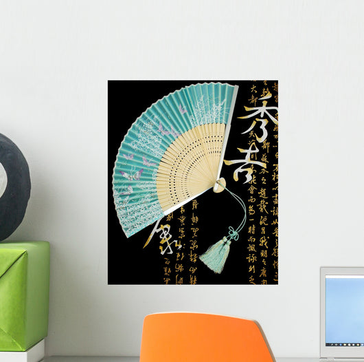 Japanese Fan Wall Mural